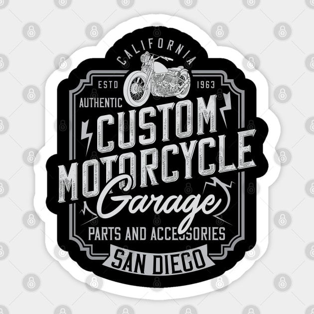 Custom motocycle Sticker by Design by Nara